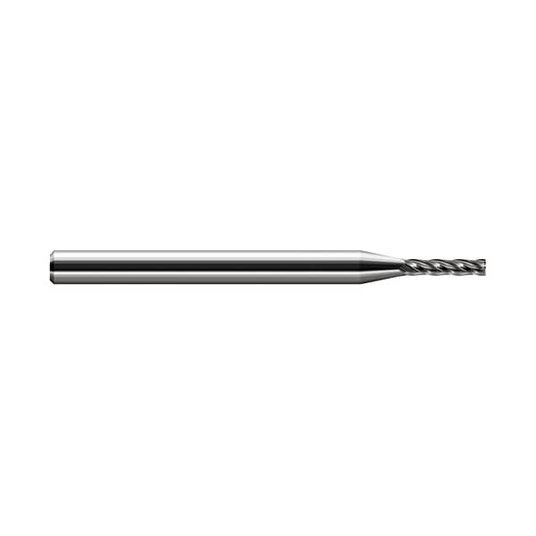 Miniature End Mill - Corner Radius - Long Flute